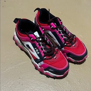 Fila Women's Sneakers - Red and Black